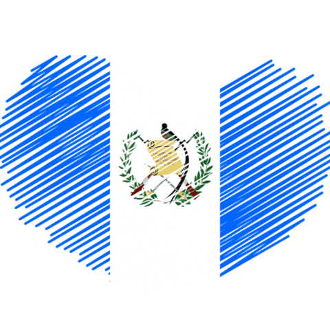 Guatemala Flag Heart